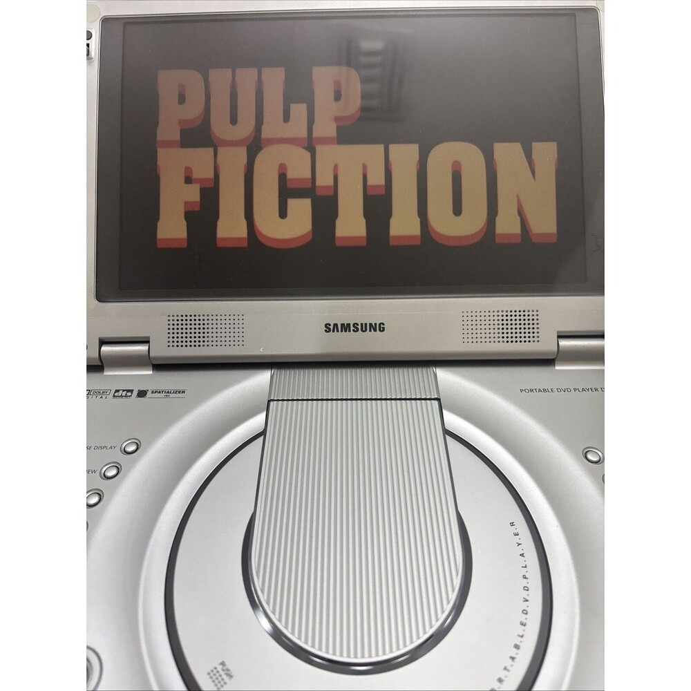 Samsung Portable 10' DVD Player Model DVD-L200 with Battery Pack; and AC Adapter
